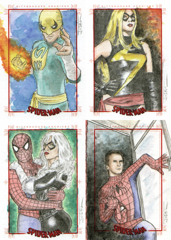 Justin Chung Spider-Man Archives Sketch Cards