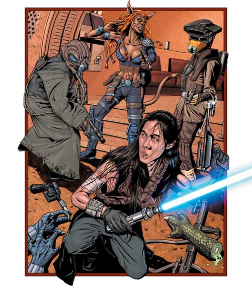 Star Wars Insider #89: Kai Justiss engages the Crimson Nova band of bounty hunters