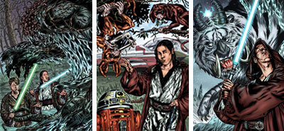 Power of the Jedi Sourcebook: Kai Justiss encounters exotic creatures on far-flung worlds